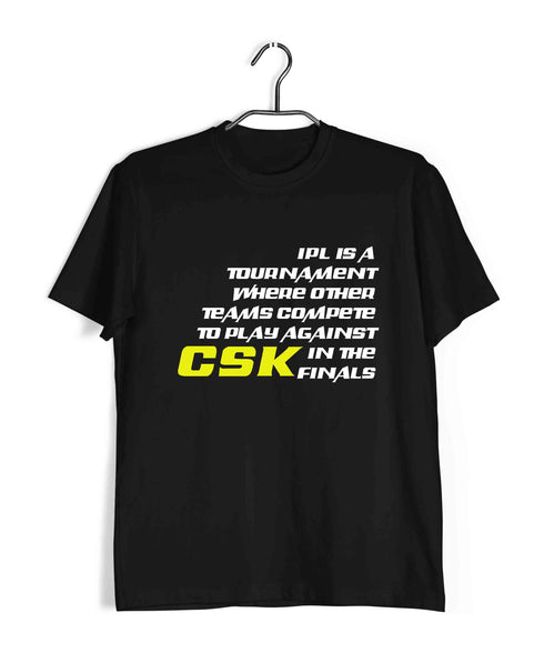 Sports Cricket  is IPL is  Custom Printed Graphic Design T-Shirt for Men